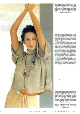 Shi Cashmere in Country Life magazine