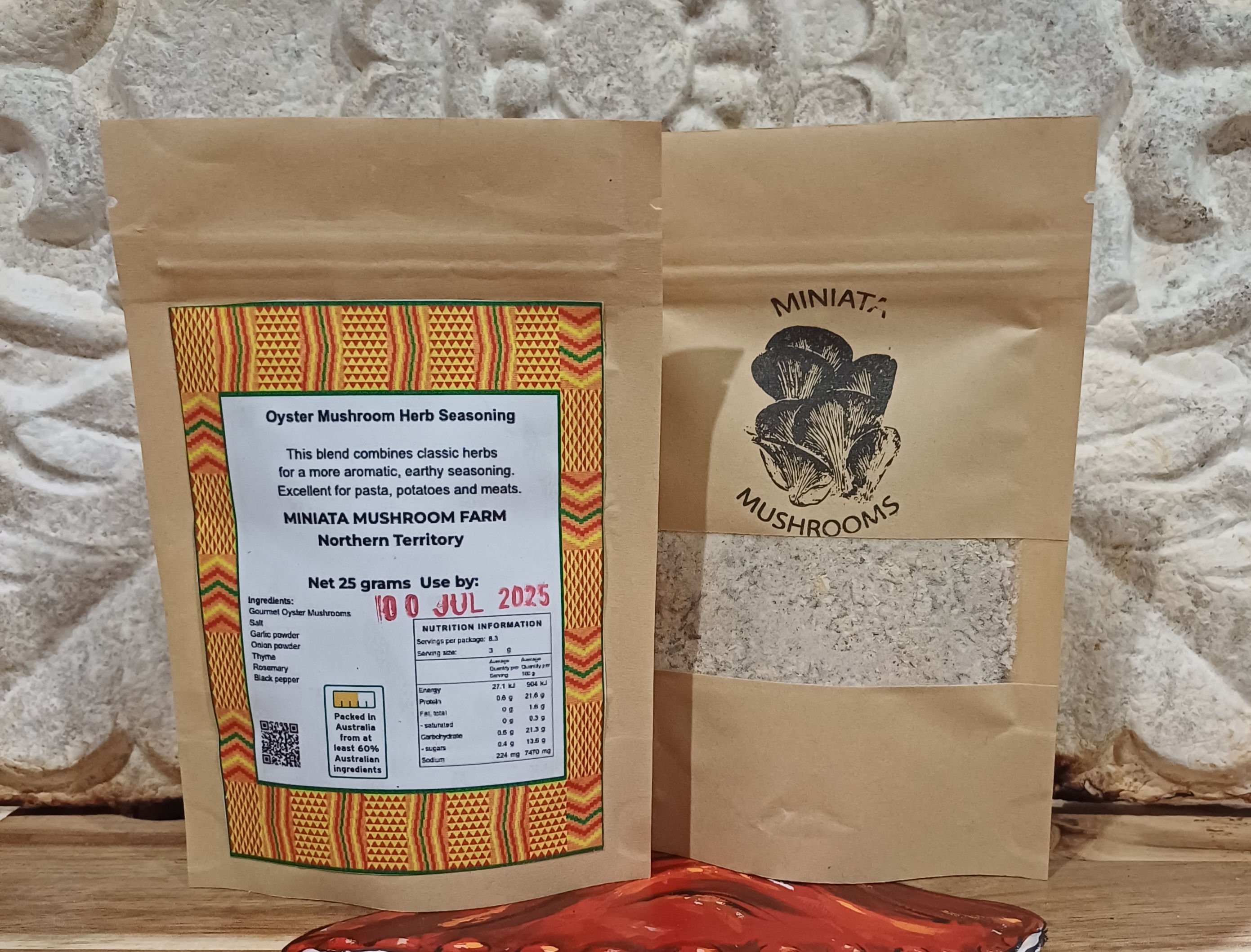 Oyster Mushroom Herb Seasoning