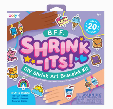 OOLY - Shrink-Its! D.I.Y. Shrink Art Bracelets Kit - B.F.F.