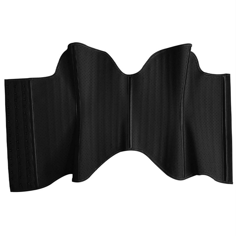 Thumbnail: 25 Steel Bones Angel's Wing Latex Waist Trainer Women Corset For Abdominal Body 