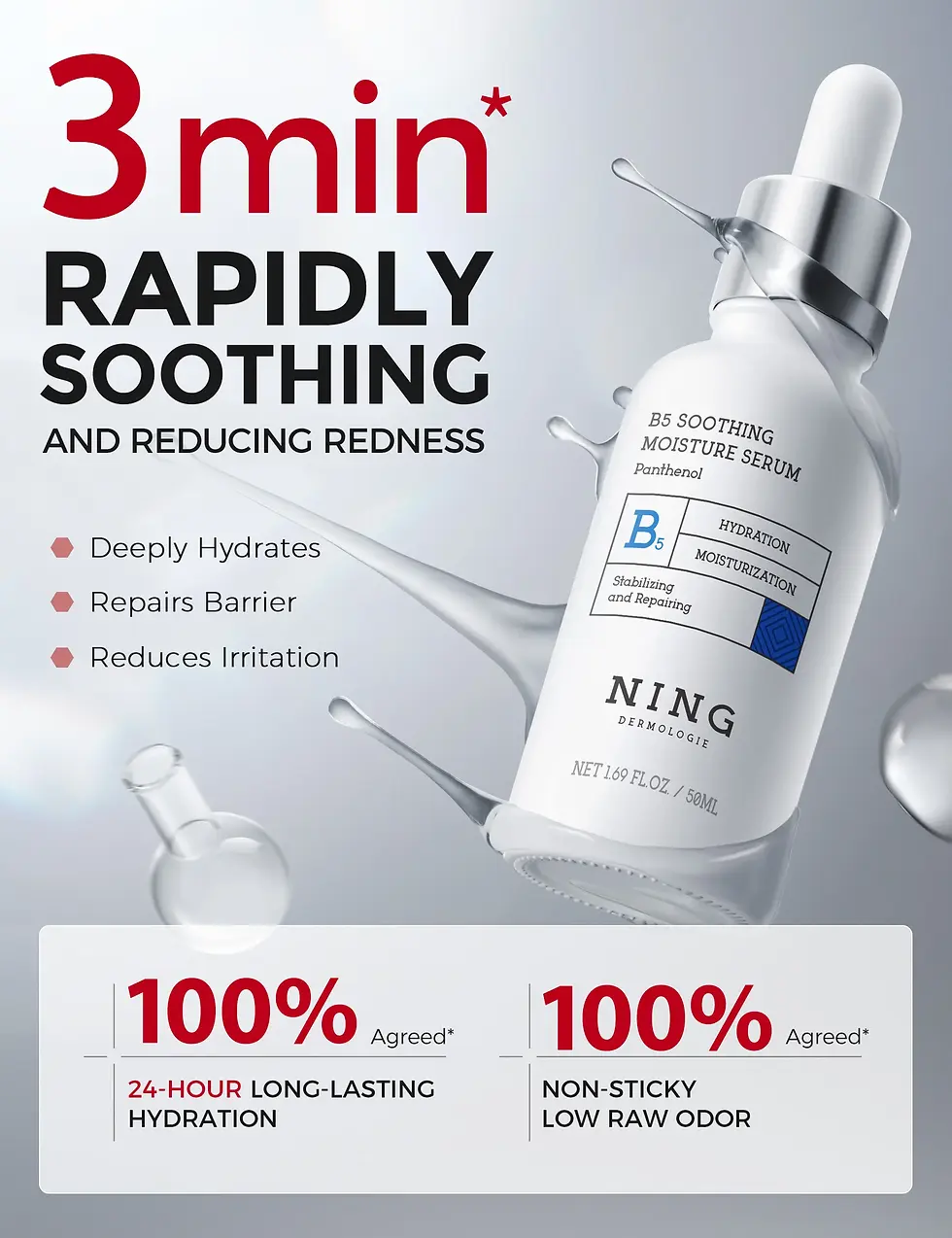 Thumbnail: Vitamin B5 Serum – Hydrating, Soothing & Barrier Care Essence with Panthenol, 