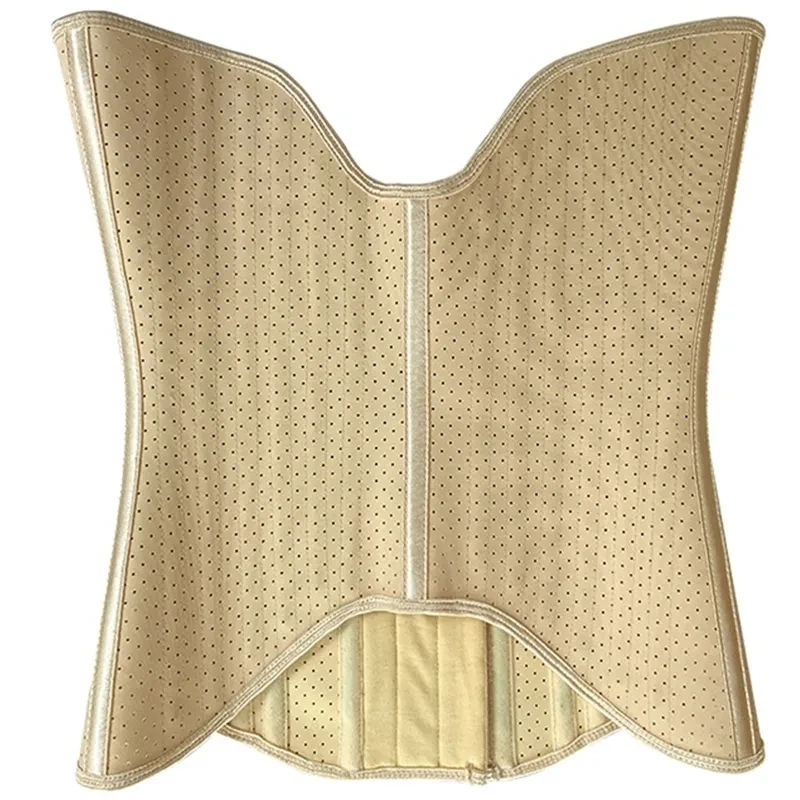 Thumbnail: 25 Steel Bones Angel's Wing Latex Waist Trainer Women Corset For Abdominal Body 