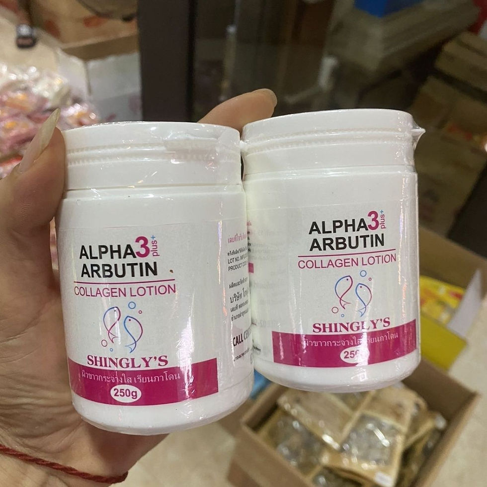Thumbnail: Thailand ALPHA 3 Plus ARBUTIN Arbutin Collagen Body Lotion 200g - Whitening Mois