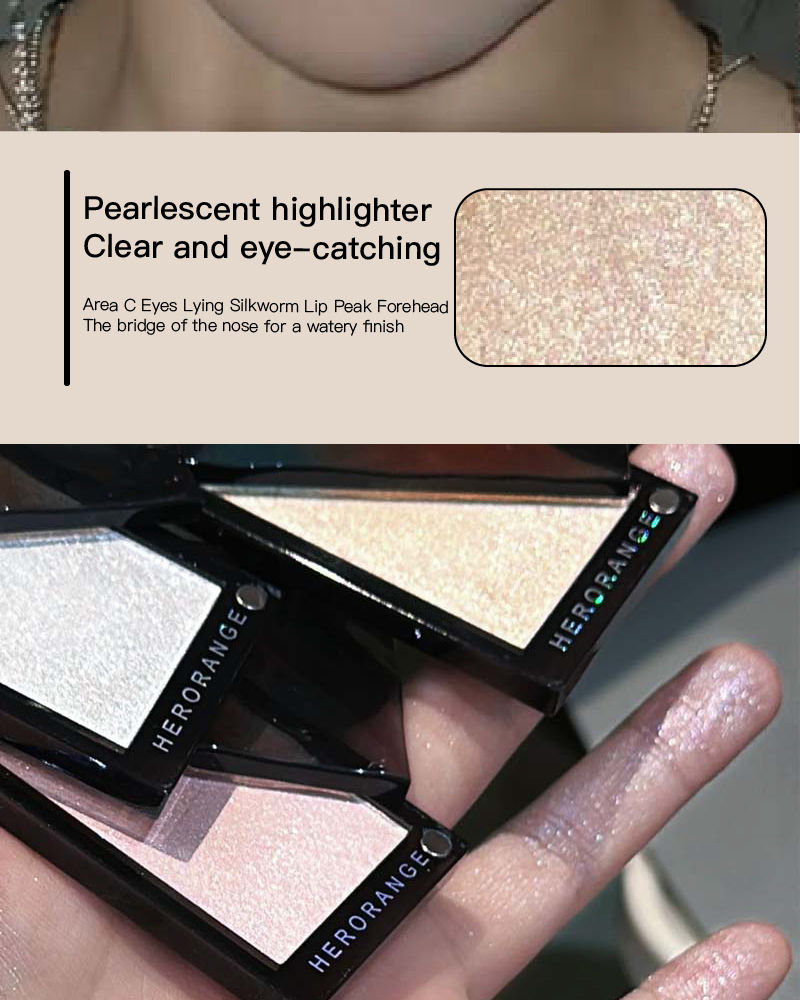 Thumbnail: Shiny Highlighter Powder Fine Texture Pearl Gloss Long Lasting Velvet Finish Fac