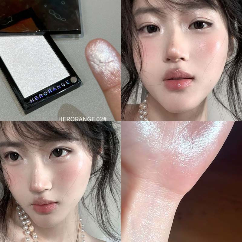 Thumbnail: Shiny Highlighter Powder Fine Texture Pearl Gloss Long Lasting Velvet Finish Fac