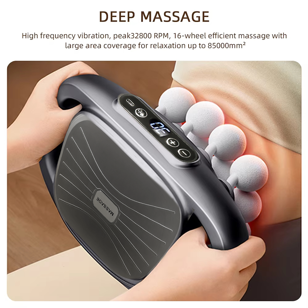 Thumbnail: Massager Gun Set Deep Tissue Body Fitness Muscle Electric Relax Massager for Bac