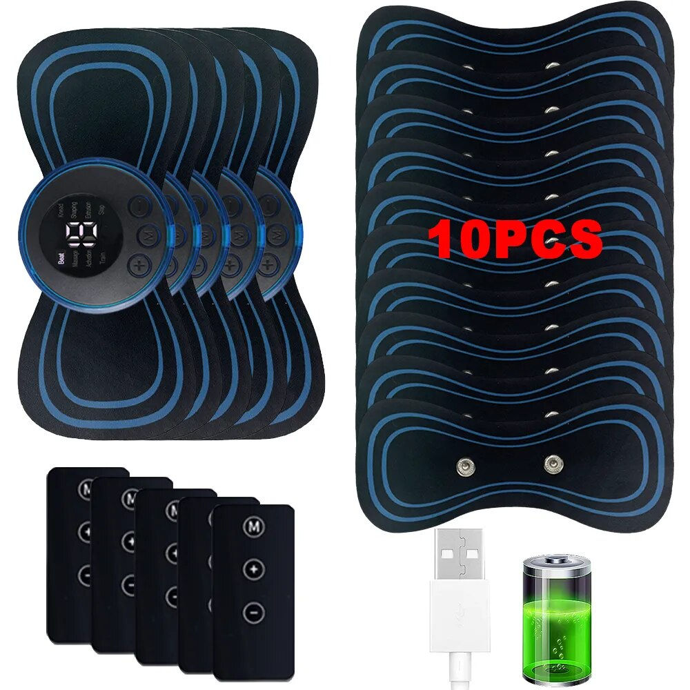 Remote Control Neck Massager Portable Smart Electric Rechargeable Shoulder Massa