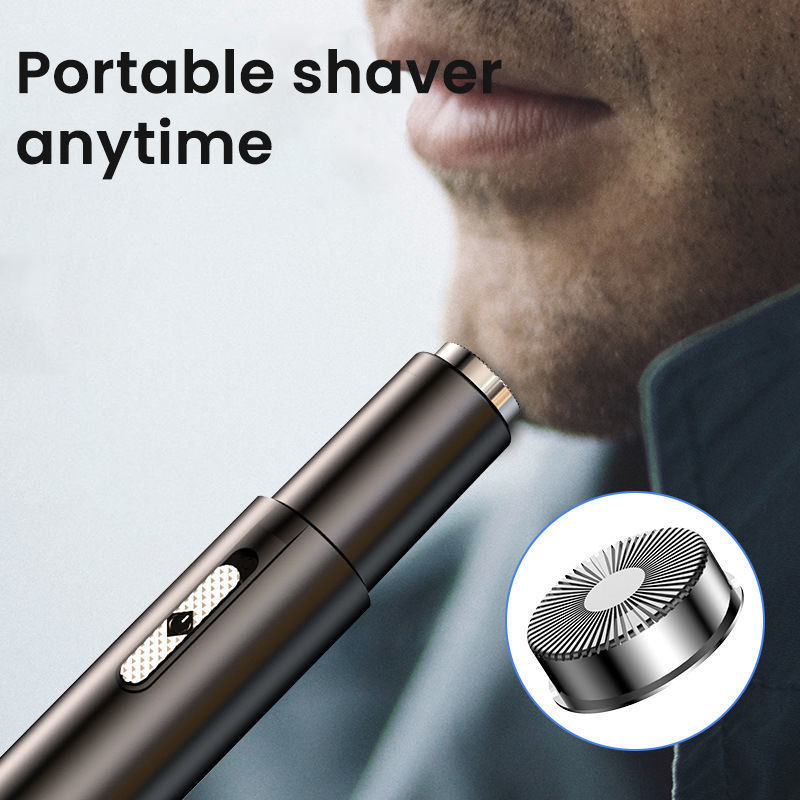 Thumbnail: Electric Nose Hair Clipper Rechargeable Multi-kinetic Shaving Two-in-one Unisex 