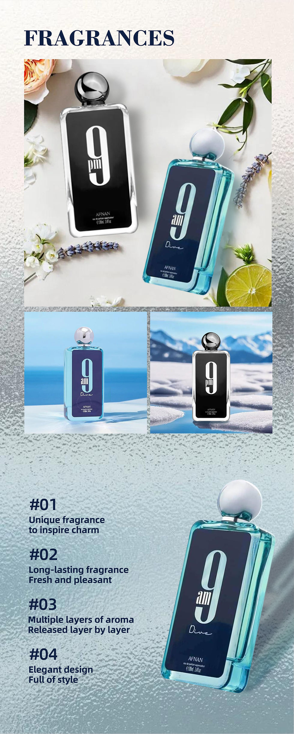 Thumbnail: 100ML Afnan 9 PM Rebel Unisex Eau De Parfum Original Arabic Perfume High Quality