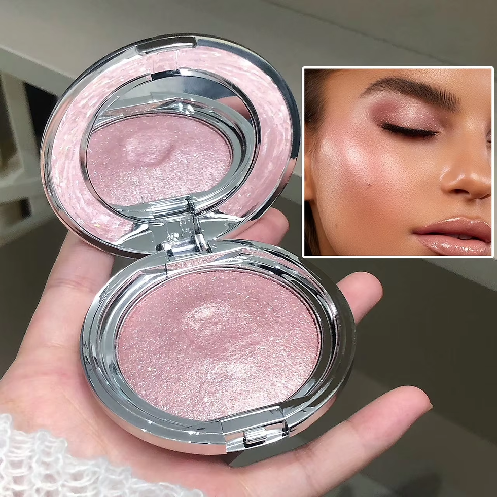 Thumbnail: Single Color Highlighter Cream Diamond Glitter Pearlescent Potato Mud Texture Lo