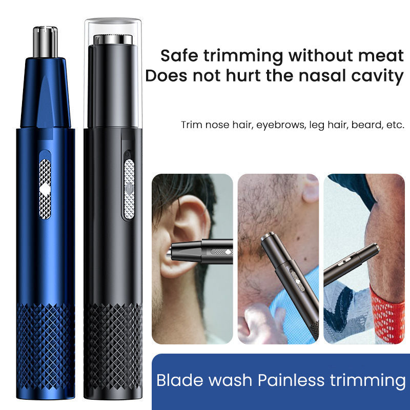 Thumbnail: Electric Nose Hair Clipper Rechargeable Multi-kinetic Shaving Two-in-one Unisex 
