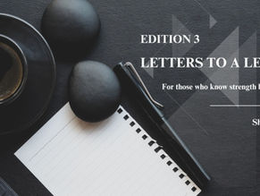 Edition 3 – When there are few with you at the top