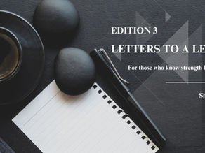 Edition 3 – When there are few with you at the top