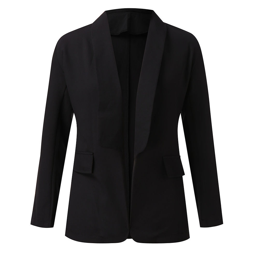 Miniatura: Autumn New Blazer Jacket Women Fashion Solid Formal Blazers Femme Jackets Offic