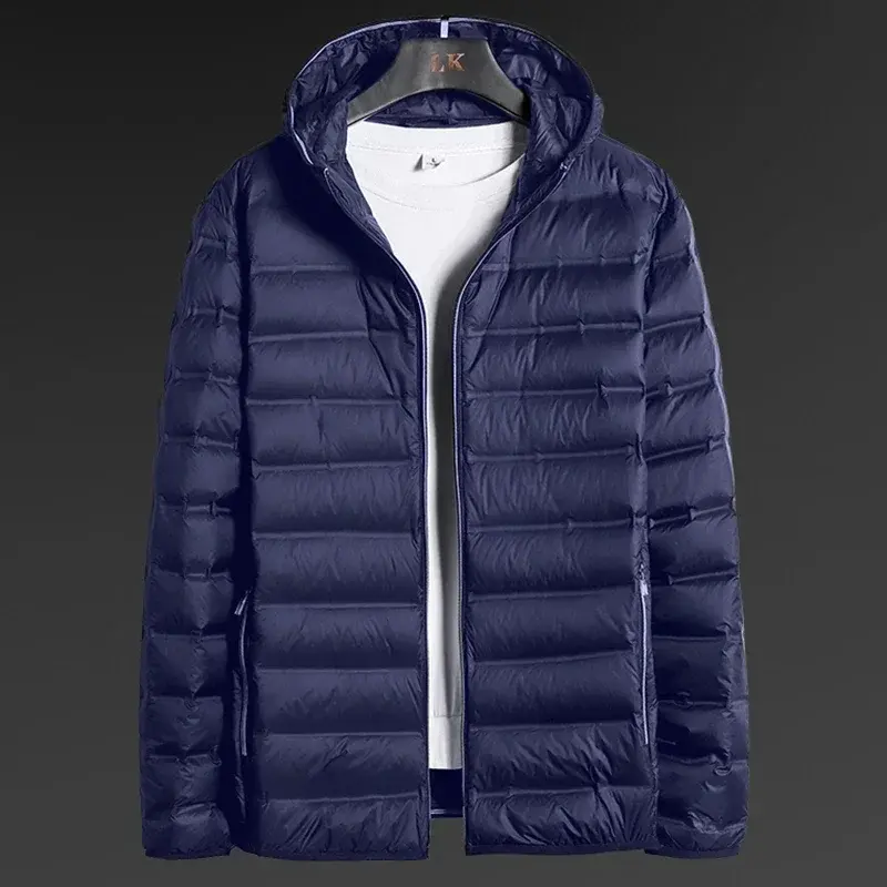 縮圖：Men Down Padded Jacket Lightweight Spring Puffer Coat Male Ultra Light Autumn B