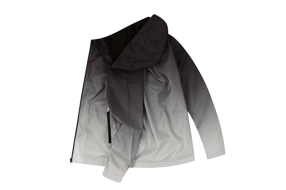 Thumbnail: New Men's Clothing Trench Gradient Breathable Pockets Zipper Hooded Pockets Spo