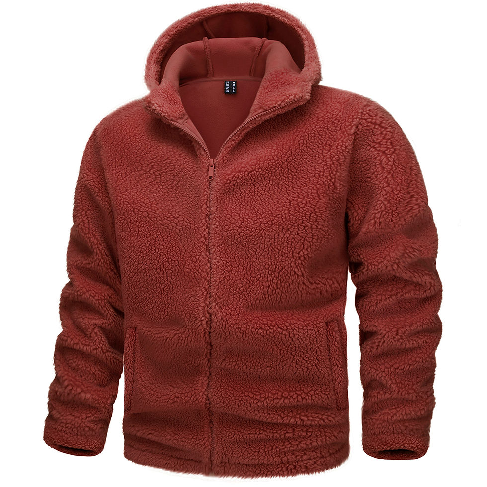 Miniatyrbilde: MAGCOMSEN Men's Fuzzy Sherpa Jackets Thermal Fleece Coats Casual Winter Jacket 