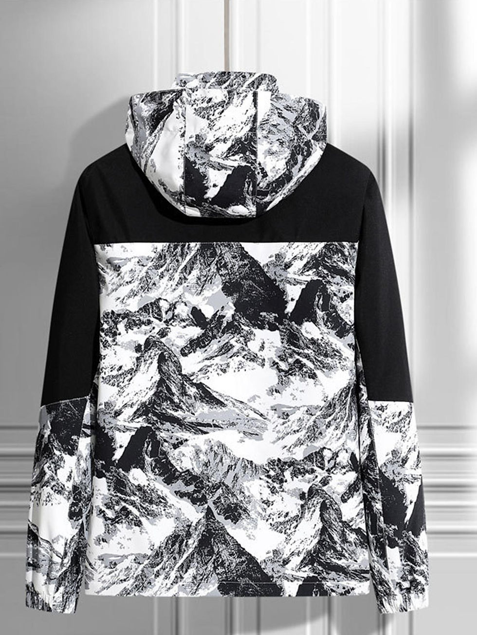 Thumbnail: New Men's Hooded Jacket Lightweight Breathable Windproof Waterproof Outdoor Coa