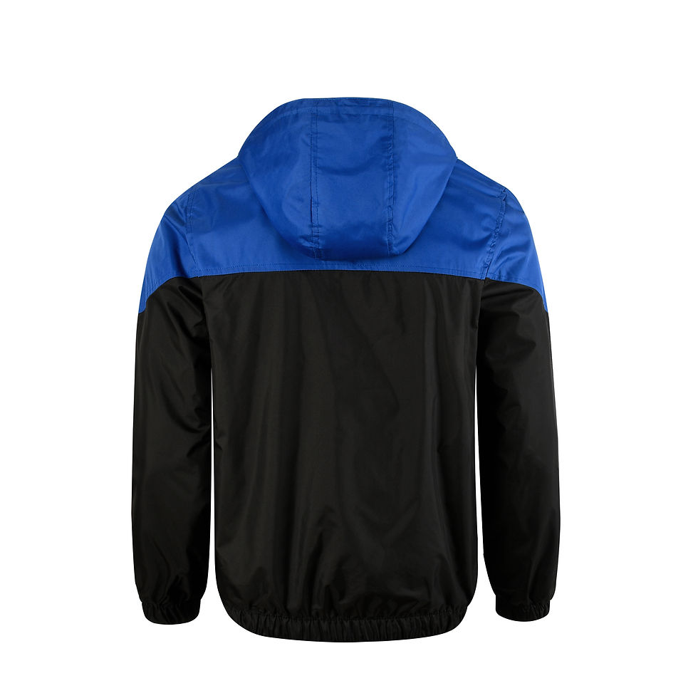 Thumbnail: Men's Spring And Autumn New Colorblock Casual Jacket, Fashionable Hooded Windbr