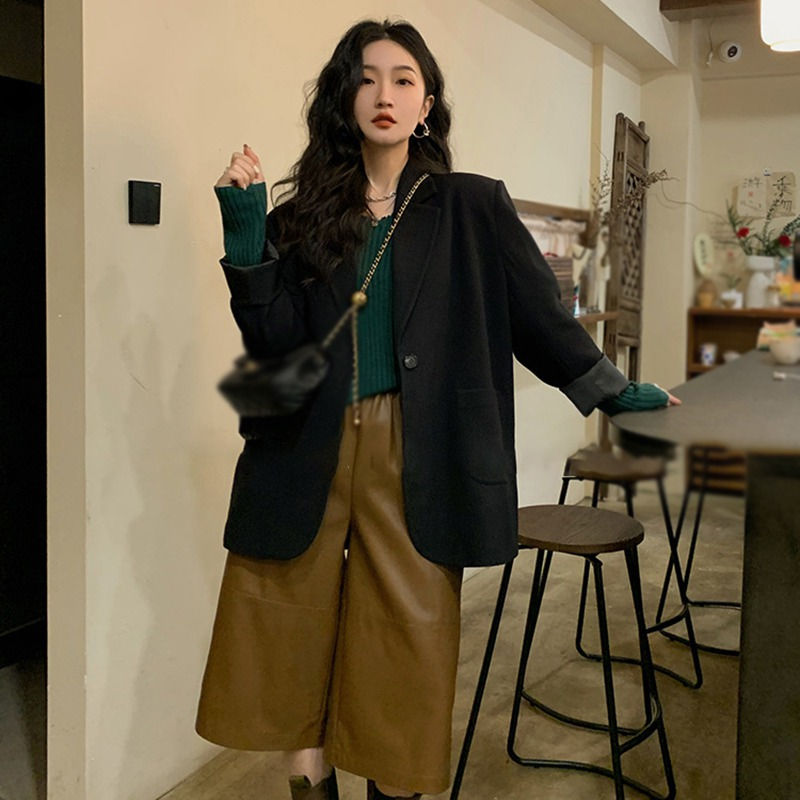 Thumbnail: Women's Jacket Spring Autumn Small Fragrance Fashion Korean Version Loose Suit