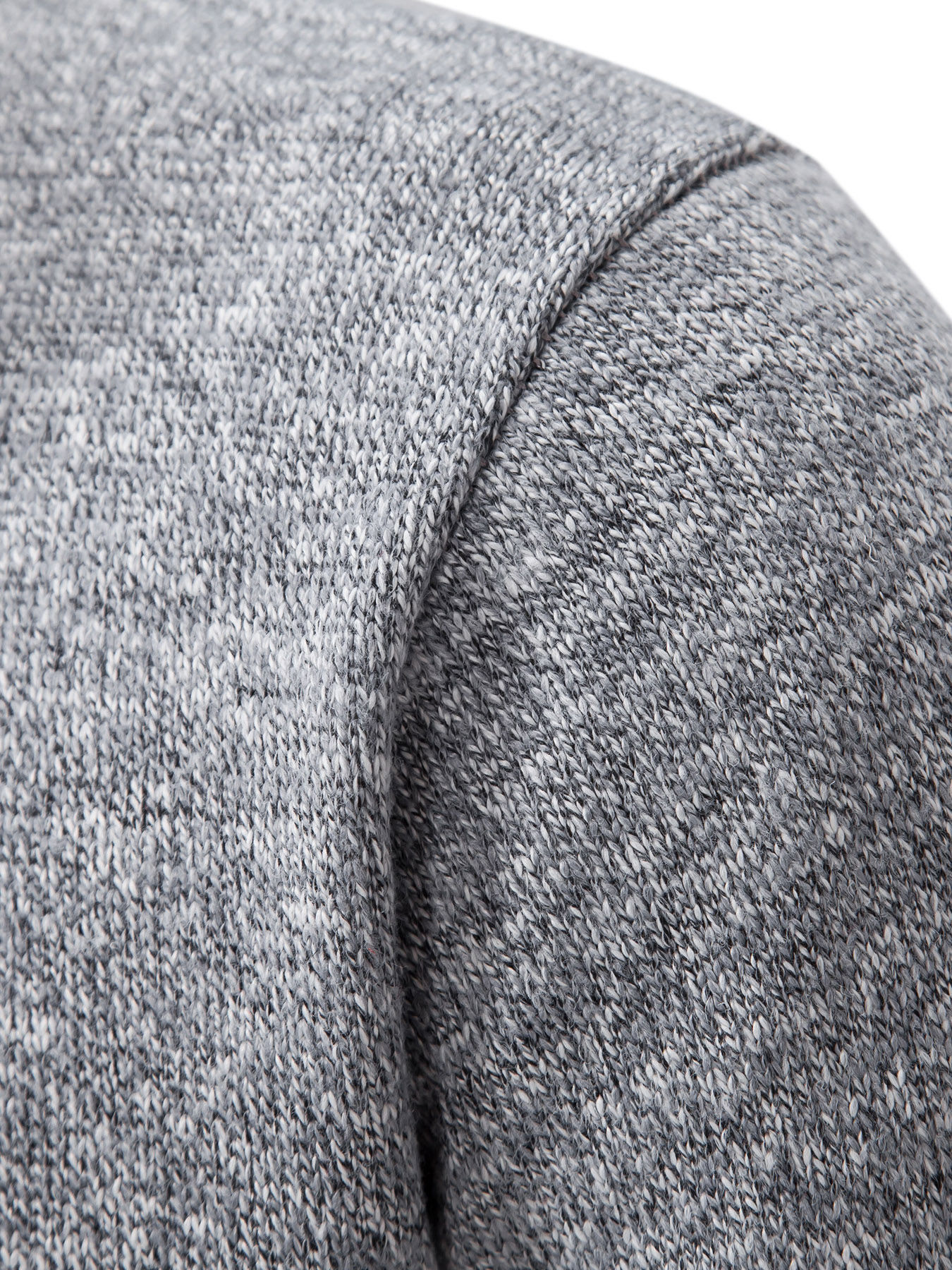 Men's Knit Sweater Cardigan, Zipper Stand-Up Collar Sweater Jacket, Regular Fit
