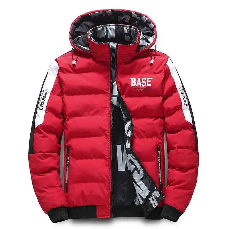 Miniatura: Men Autumn Winter Cotton Jacket Warm Comfortable Padded Thickened Down Jacket 2