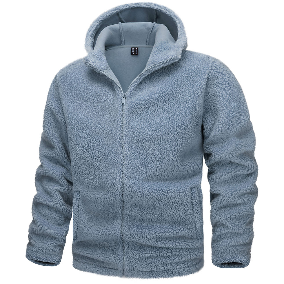 Thumbnail: MAGCOMSEN Men's Fuzzy Sherpa Jackets Thermal Fleece Coats Casual Winter Jacket 