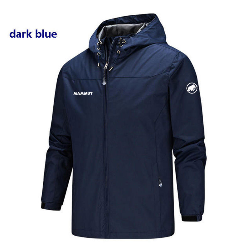 Thumbnail: Autumn Winter European Style Printed Logo Men/Women Zipper Jacket Windproof Out