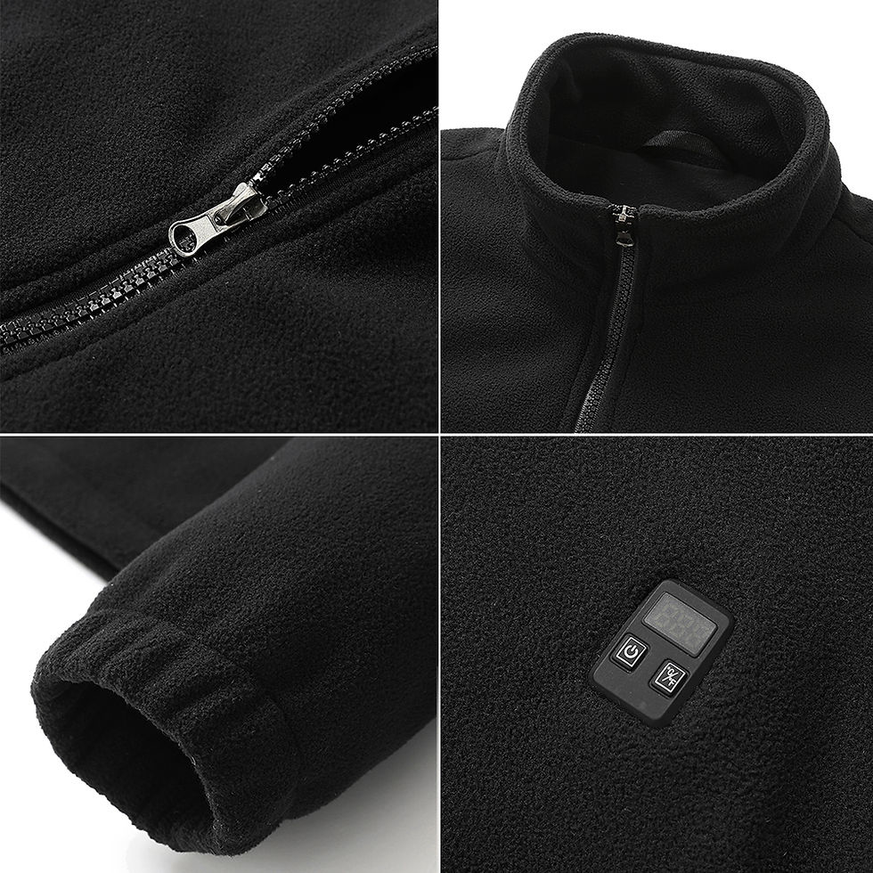 Thumbnail: 9 Areas Heated Vest Men Jacket Heated Winter Womens Electric Usb Heater Tactica