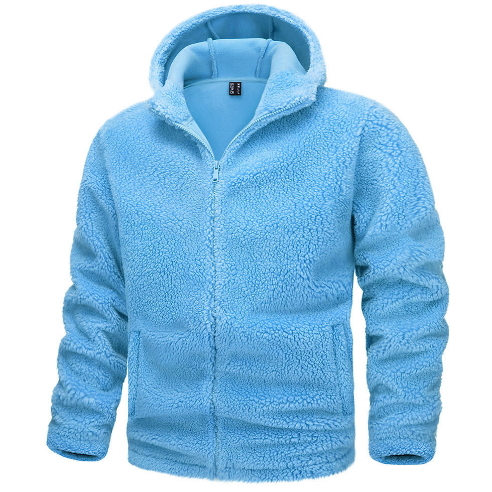 Thumbnail: MAGCOMSEN Men's Fuzzy Sherpa Jackets Thermal Fleece Coats Casual Winter Jacket 