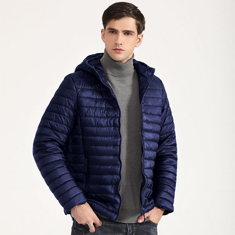Thumbnail: COUTUDI Lightweight Puffer Down Jackets for Men, Warm Parka, Windproof Coat, Ca