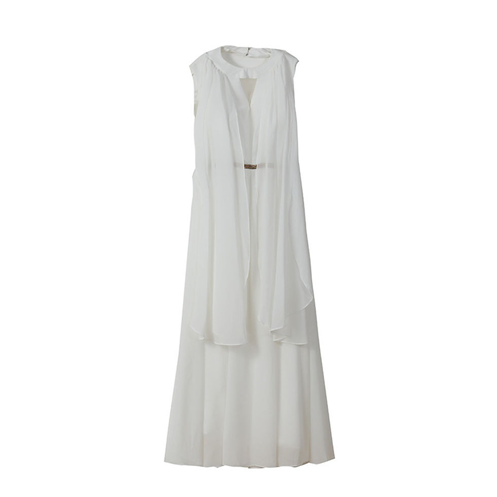 Thumbnail: Women Dress 2024 Spring V Neck Sexy Elegant long Dress Autumn cape Sleeve Gown 