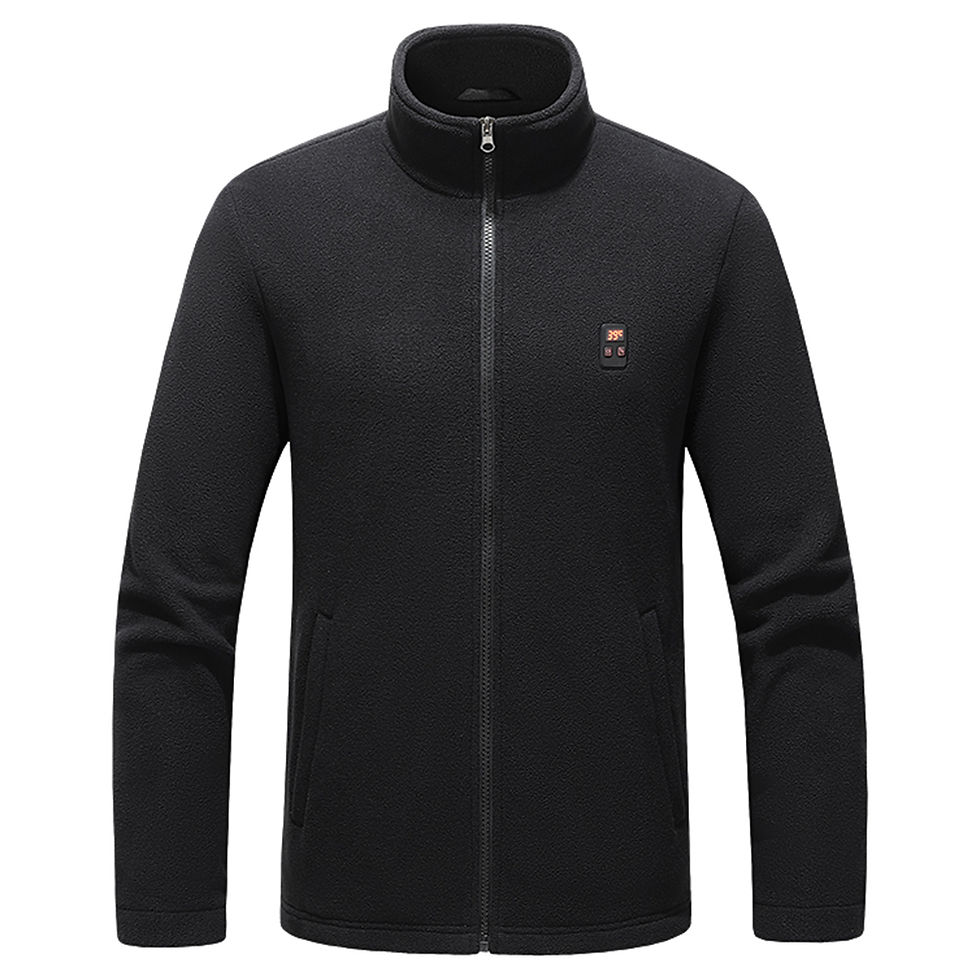 Thumbnail: 9 Heated Area Intelligent Heating Coat USB Charging Heated Jacket Waterproof He