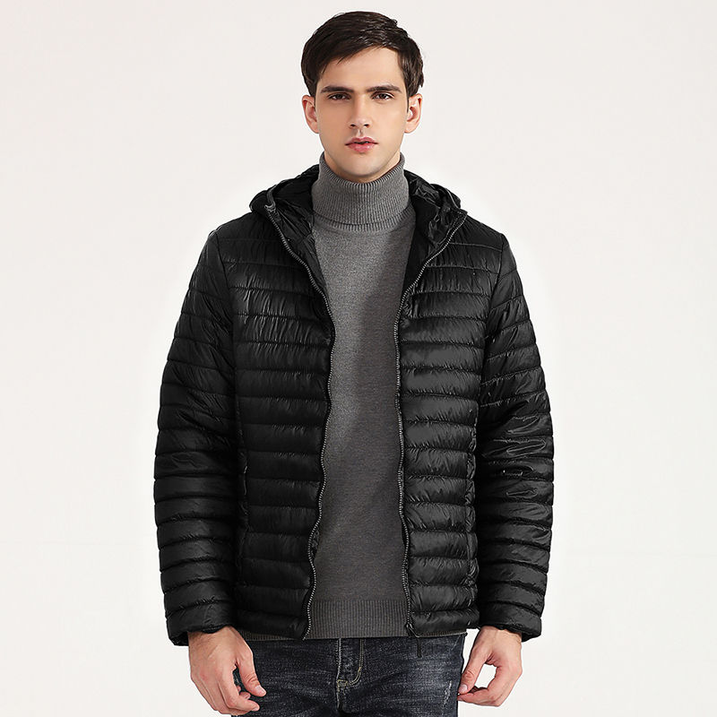 Thumbnail: COUTUDI Lightweight Puffer Down Jackets for Men, Warm Parka, Windproof Coat, Ca