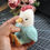 Thumbnail: Hand knitted Chicken in Ivory White and Lake Blue