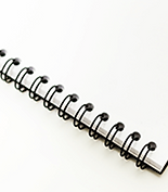 Wire Binding - For a more professional and finished overall look.