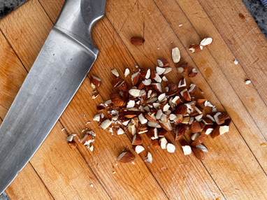chopped almonds