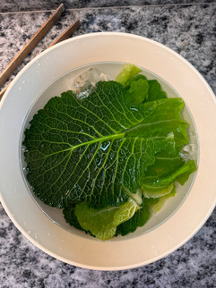 savoy cabbage recipes: blanched leaves
