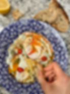 Tzatziki Turkish egg brunch recipe