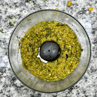 corn spring onion dip