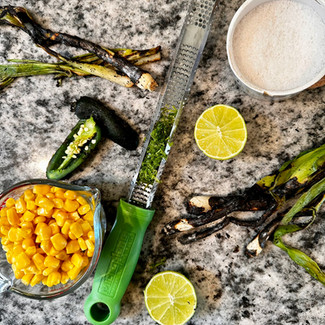 corn spring onion dip ingredients