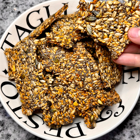 Crunchy Seed Crackers