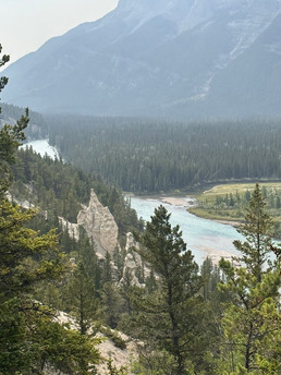 The hoodoos in Banff