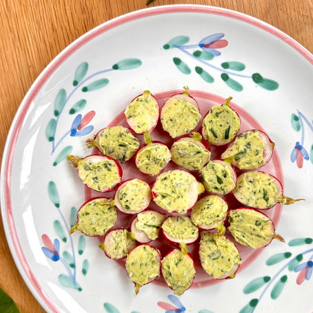 Radishes with Wild Garlic Butter Recipe