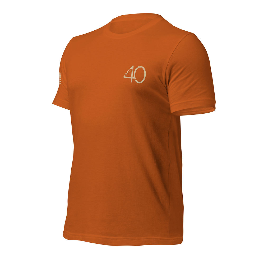 Thumbnail: BAC40 Built on Faith, Driven by Purpose T-Shirt (unisex)