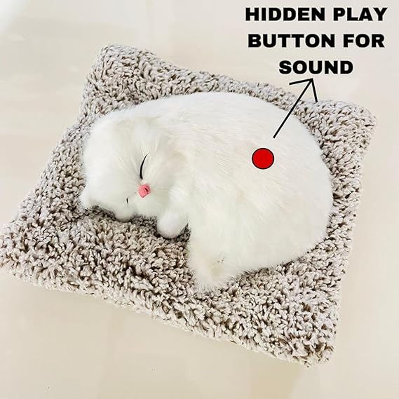 Thumbnail: Sleeping Cat Plush Toy Car Interior Dashboard Decorative