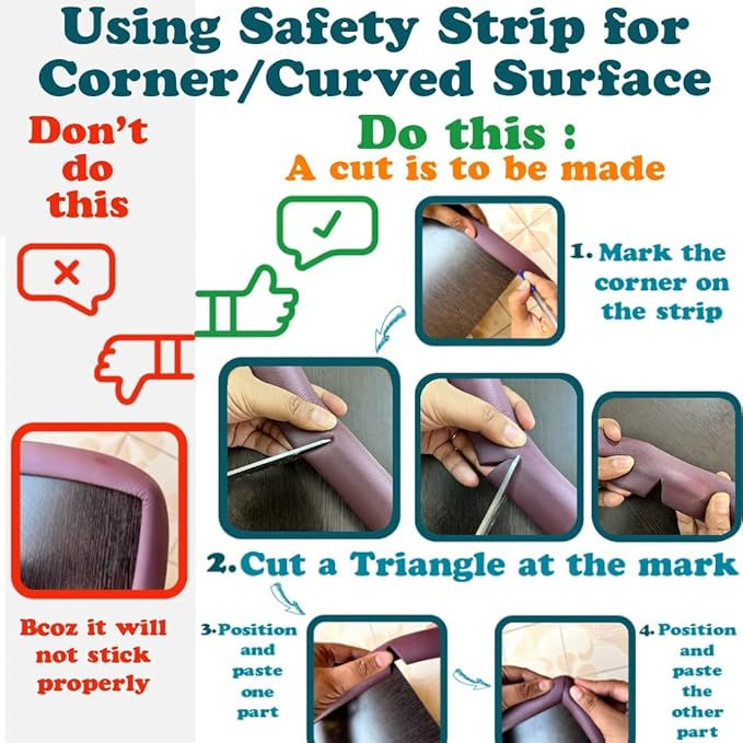 Thumbnail: Corner Protector for Sharp Edges Table Corner Protector for Baby Bed Corners Edg