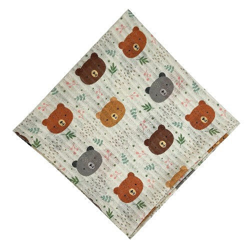 Thumbnail: Cotton Muslin Baby Swaddle  Printed Muslin Swaddle Wrap