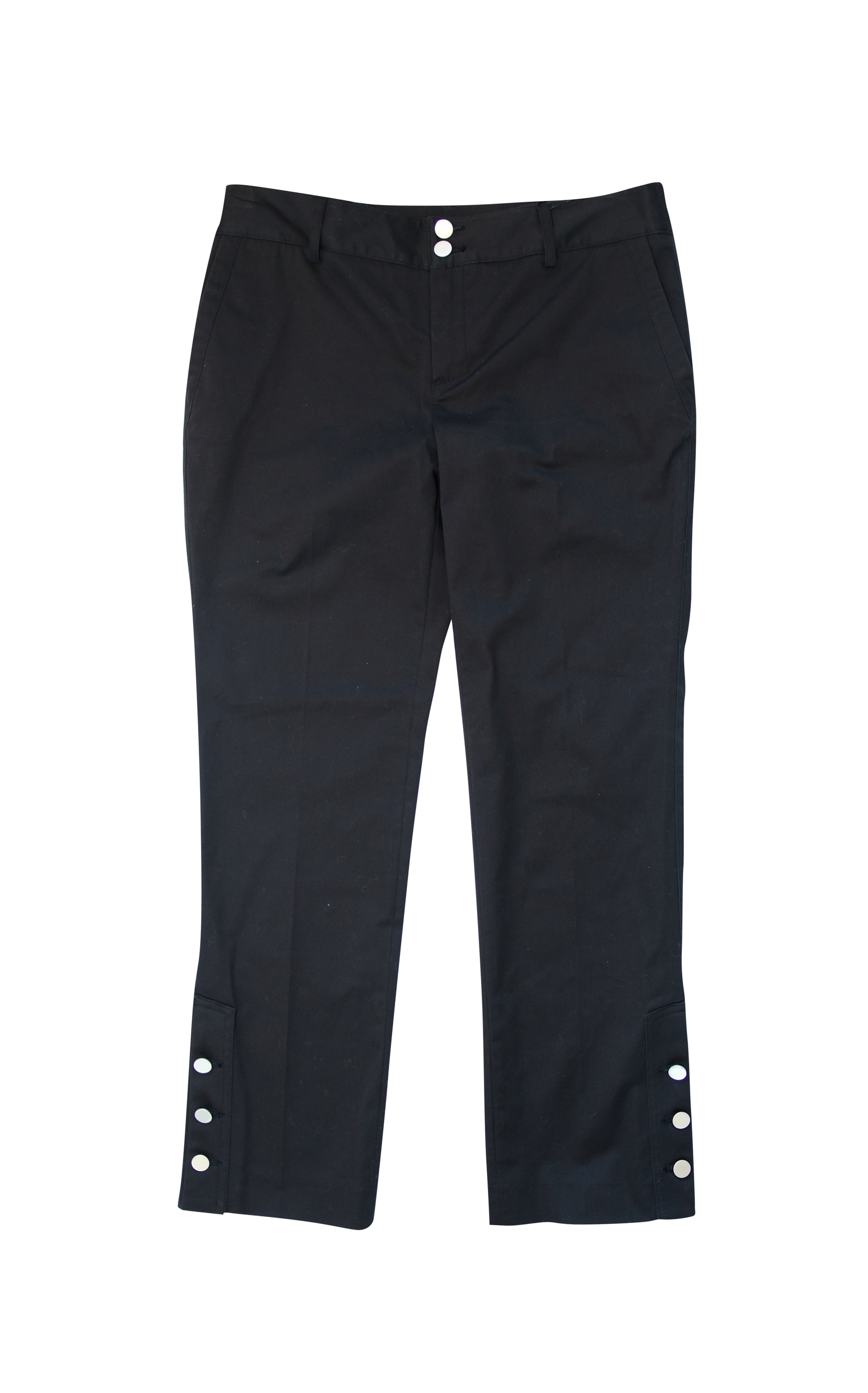 Vertigo Paris Black Pants with Side Buttons