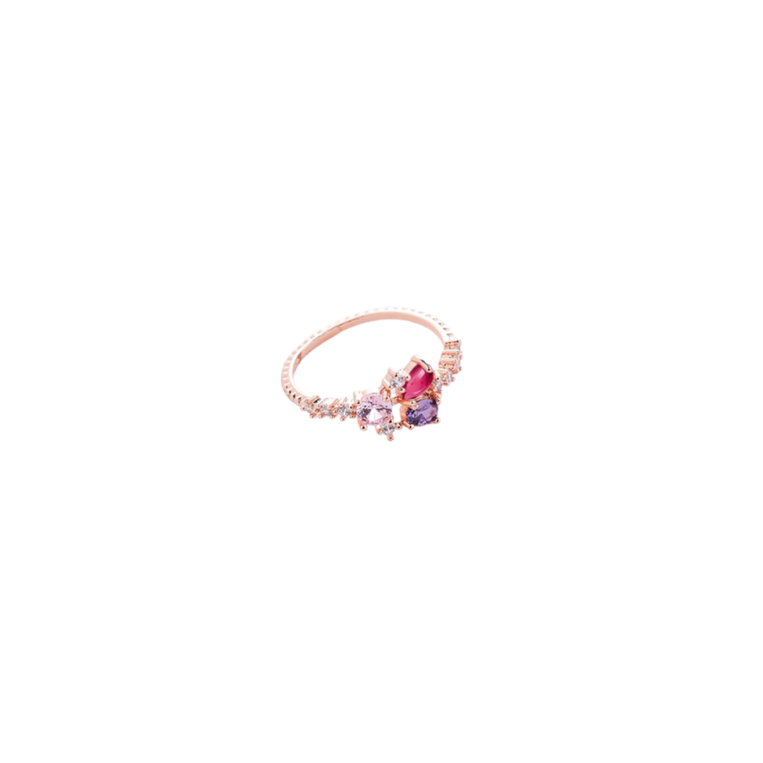 Crystal Zircon Rings